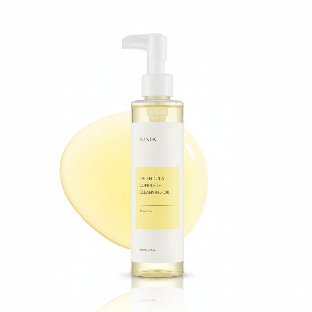 iUNIK Calendula Complete Deep Cleansing Oil Upokojujúci čistiaci hydrofilný olej 200 ml