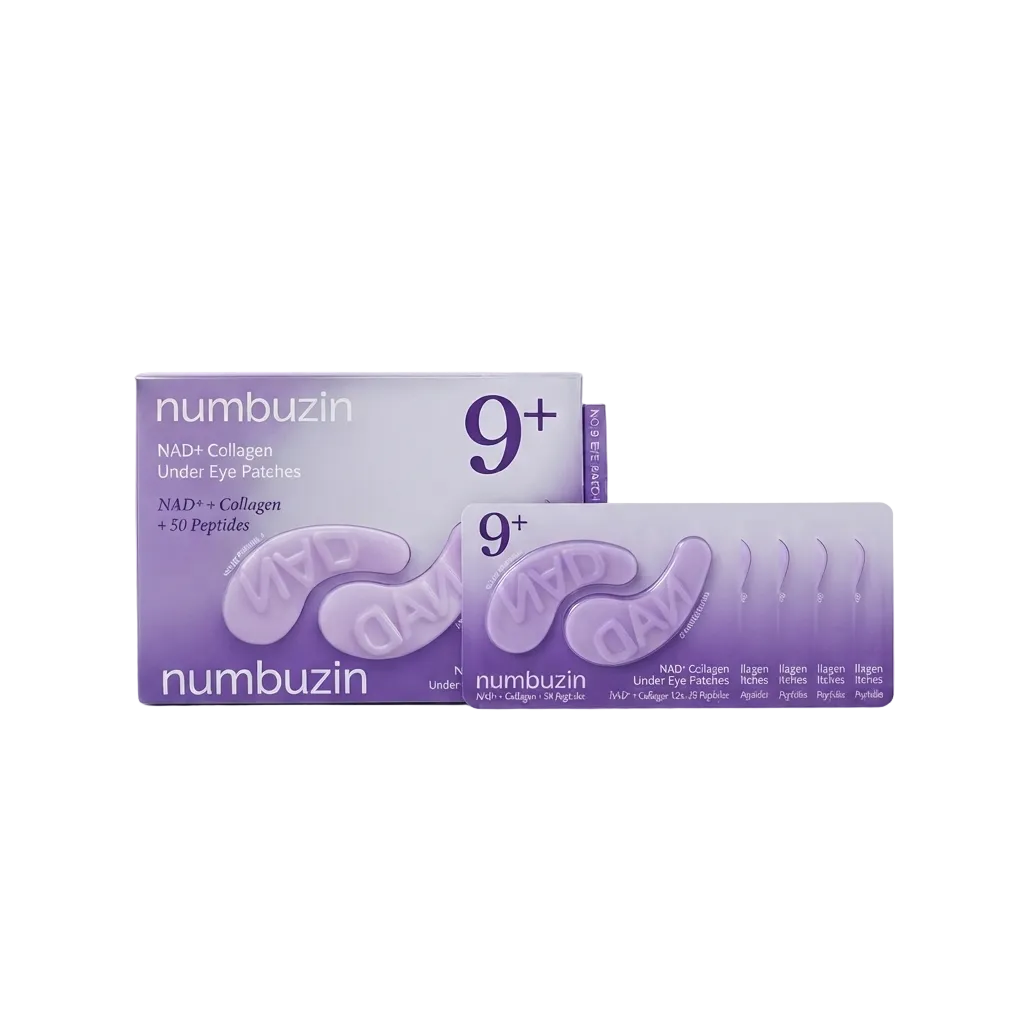 Numbuzin No.9 Collagen Under Eye Patches  - 5 párov