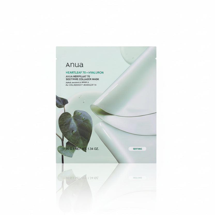 Anua Heartleaf 70 Soothing Collagen – upokojujúca kolagénová maska